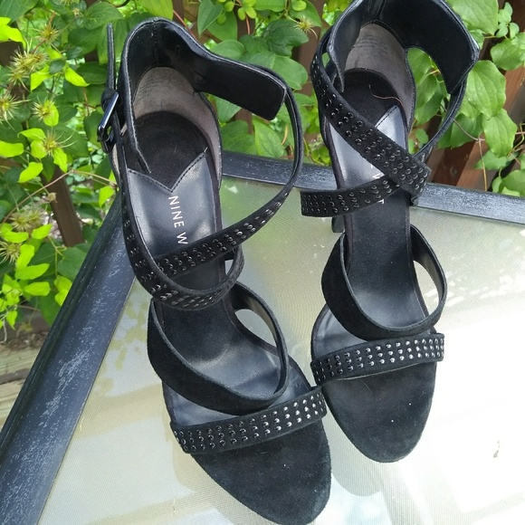 Strappy Black Heels - Picture 6 of 7